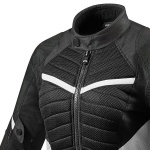 Rev'it Ladies Arc Air Textile Jacket - Black / White Thumb 2