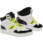 Rev'it Pacer Textile Boots - White / Neon Yellow