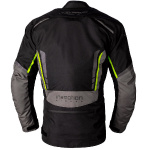 RST Axiom Plus Airbag CE Textile Jacket - Black / Grey / Flo Yellow  Thumb 1