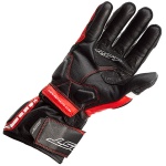 RST Axis CE Leather Gloves - Black / Red / White Thumb 1