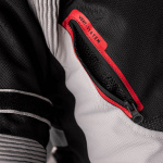 RST Ladies Endurance CE Textile Jacket - Black / Silver / Red  Thumb 2