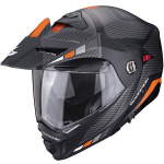 Scorpion ADX 2 - Camino Matt Black / Silver / Orange