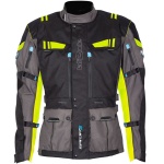 Spada Lati2ude Textile Jacket - Black / Flo Yellow