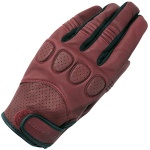 Tucano Urbano Gig Pro Leather Gloves - Burgundy Red Thumb 0