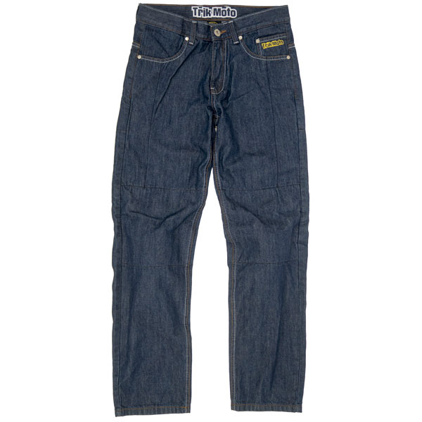 Image of Trik Moto Aramid Fibre Denim Jeans - Blue