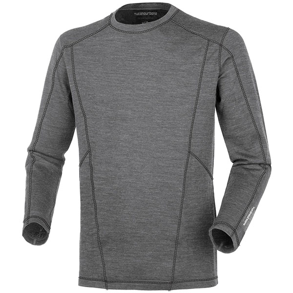 Image of Tucano Urbano Amelio Long Sleeved Top - Melange Grey