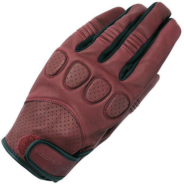 Image of Tucano Urbano Gig Pro Leather Gloves - Burgundy Red