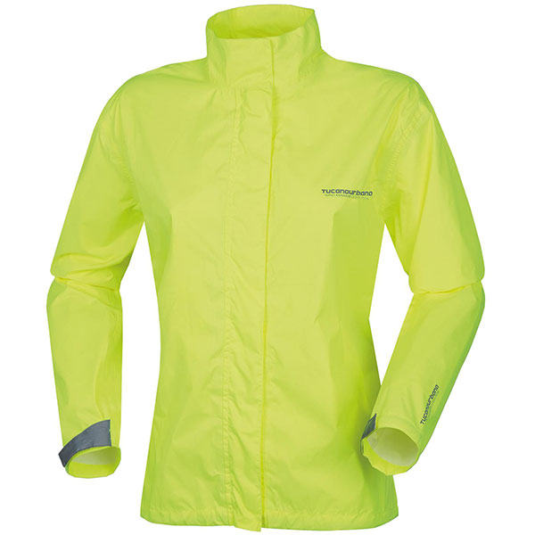 Image of Tucano Urbano Ladies Nano Rain Jacket Plus - Fluorescent Yellow