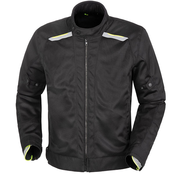 Image of Tucano Urbano Network 2G Textile Jacket - Black / Fluorescent Yellow