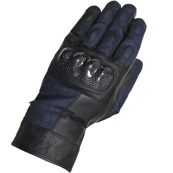 Image of Weise Raider Leather Gloves - Blue
