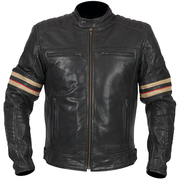 Image of Weise Detroit Leather Jacket - Black