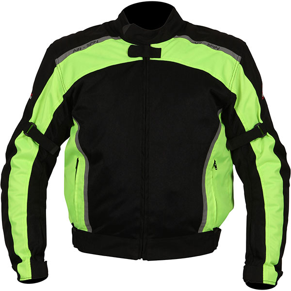 Image of Weise Air Spin Textile Jacket - Black / Neon Yellow