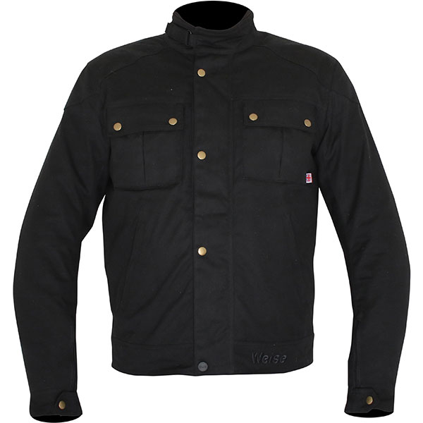 Image of Weise Ashland Waxed Textile Jacket - Black