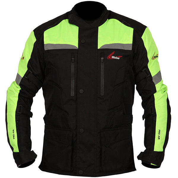 Image of Weise Munich Textile Jacket - Black / Neon Yellow