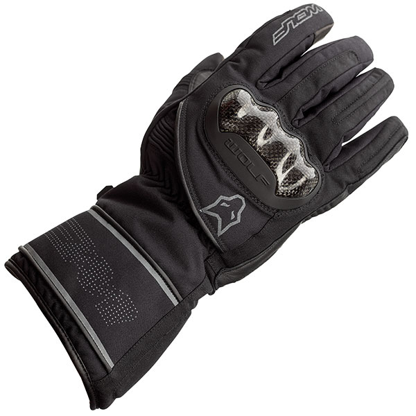 Image of Wolf Fortitude CE Waterproof Textile Gloves - Black