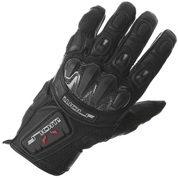 Image of Wolf Kangaroo GT-S Sport Leather Glove - Black