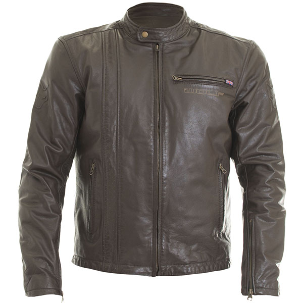 Image of Wolf Spirit Leather Jacket - Brown