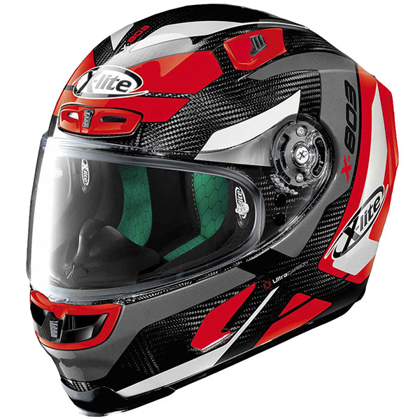 Image of X-Lite X-803 Ultra Carbon Mastery - Carbon / Red