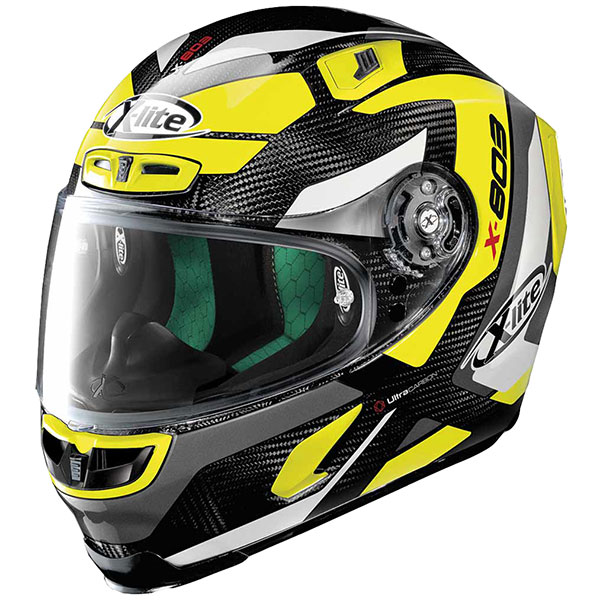 Image of X-Lite X-803 Ultra Carbon Mastery - Carbon / Yellow