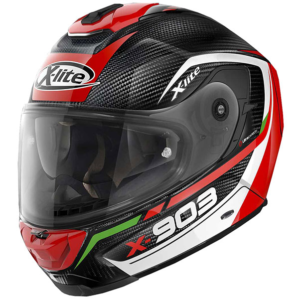 Image of X-Lite X-903 Ultra Carbon Cavalcade - Carbon / Red
