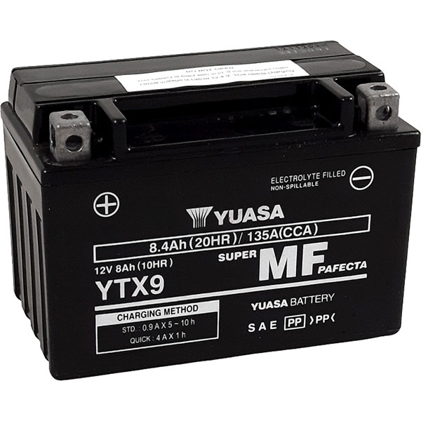 YTX9-BS Replacement Battery for Yuasa YTX9-BS